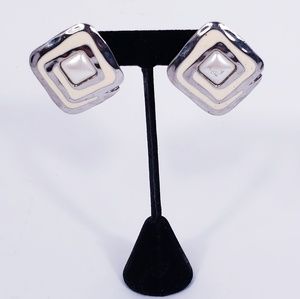 Geometric Square Earrings